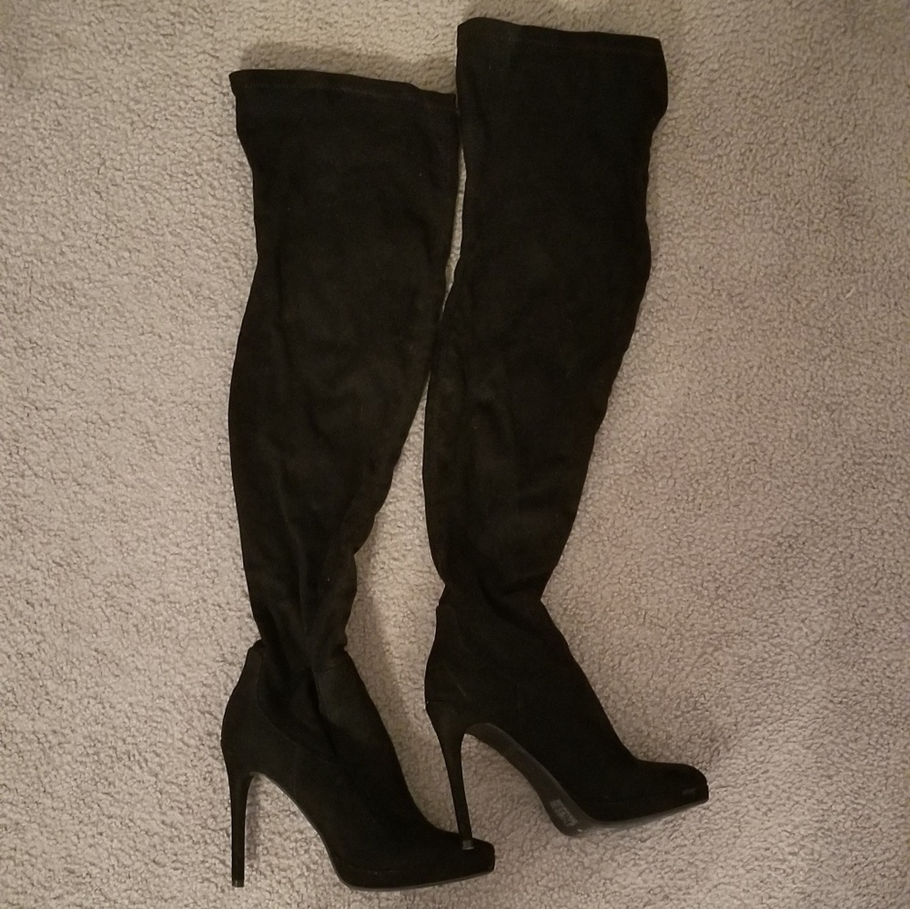 COPY - Thigh high suede boots